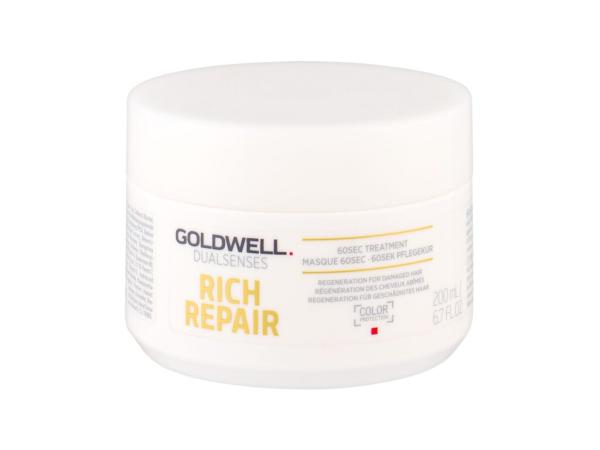Goldwell Dualsenses Rich Repair 60sec Treatment (W) 200ml, Maska na vlasy