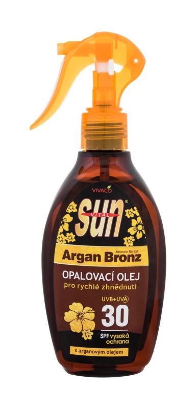 Vivaco Sun Argan Bronz Suntan Oil (U) 200ml, Opaľovací prípravok na telo SPF30