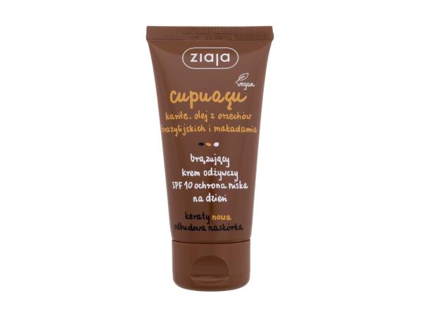 Ziaja Cupuacu Bronzing Nourishing Cream (W) 50ml, Samoopaľovací prípravok SPF10