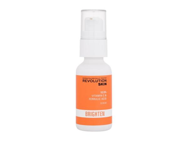 Revolution Skincare Brighten 12,5% Vitamin C & Ferulic Acid Serum (W) 30ml, Pleťové sérum
