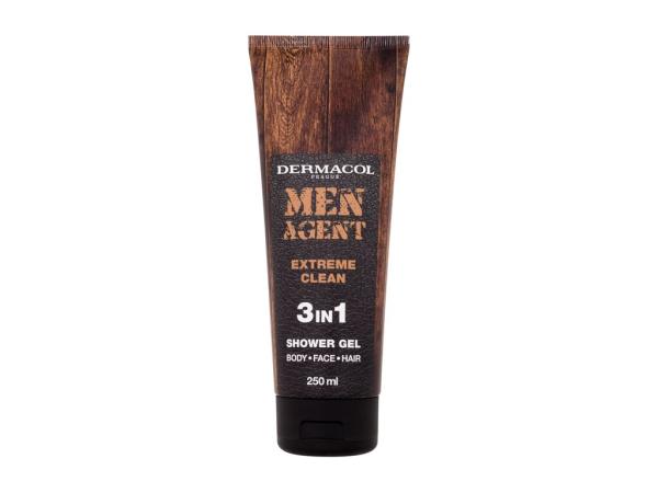 Dermacol Men Agent Extreme Clean (M) 250ml, Sprchovací gél 3in1