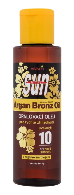 Vivaco Sun Argan Bronz Suntan Oil (U) 100ml, Opaľovací prípravok na telo SPF10