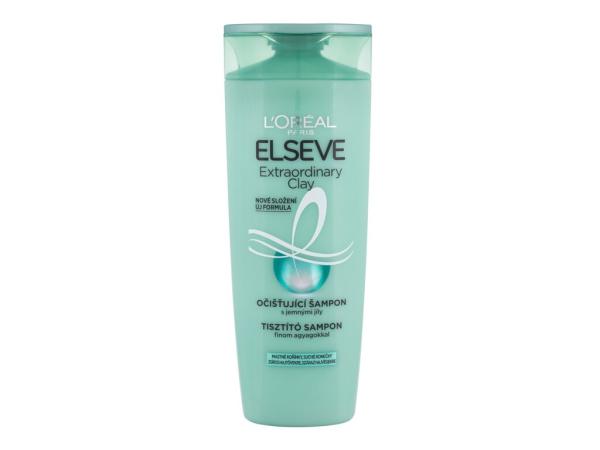 L'Oréal Paris Elseve Extraordinary Clay Rebalancing Shampoo (W) 400ml, Šampón