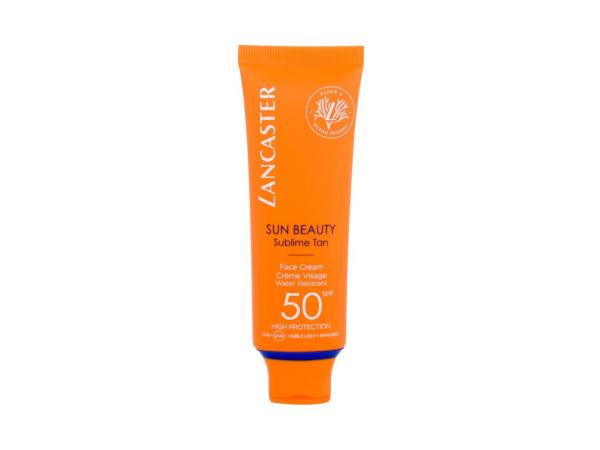 Lancaster Sun Beauty Face Cream (U) 50ml, Opaľovací prípravok na tvár SPF50