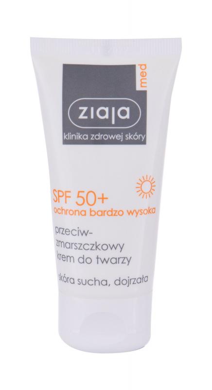 Ziaja Med Protective Anti-Wrinkle (W) 50ml, Opaľovací prípravok na tvár SPF50+