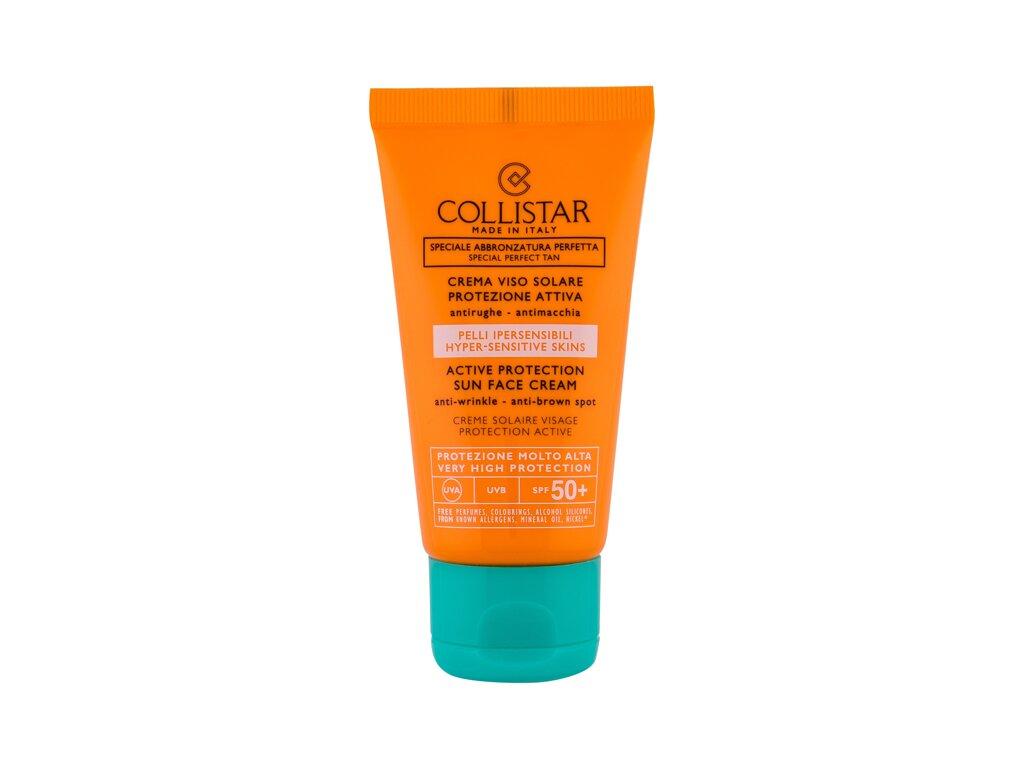 Collistar Special Perfect Tan Active Protection Sun Face (W) 50ml, Opaľovací prípravok na tvár SPF50+