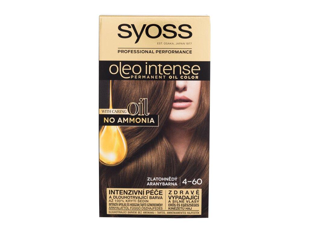 Syoss Oleo Intense Permanent Oil Color 4-60 Gold Brown (W) 50ml, Farba na vlasy
