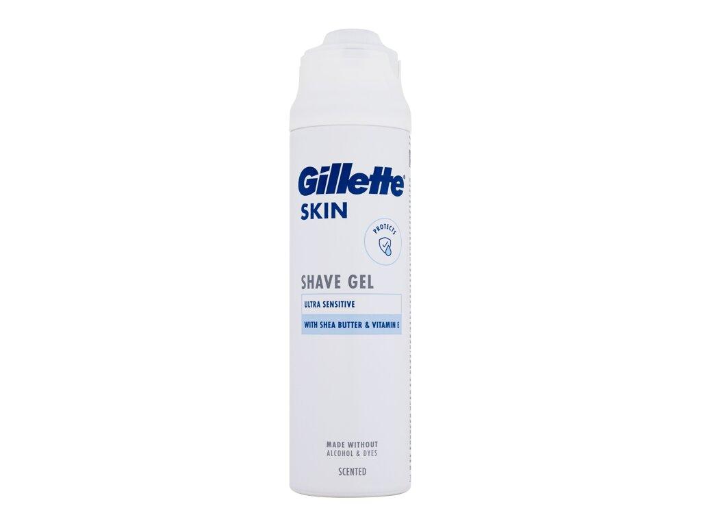Gillette Skin Ultra Sensitive Shave Gel (M) 200ml, Gél na holenie