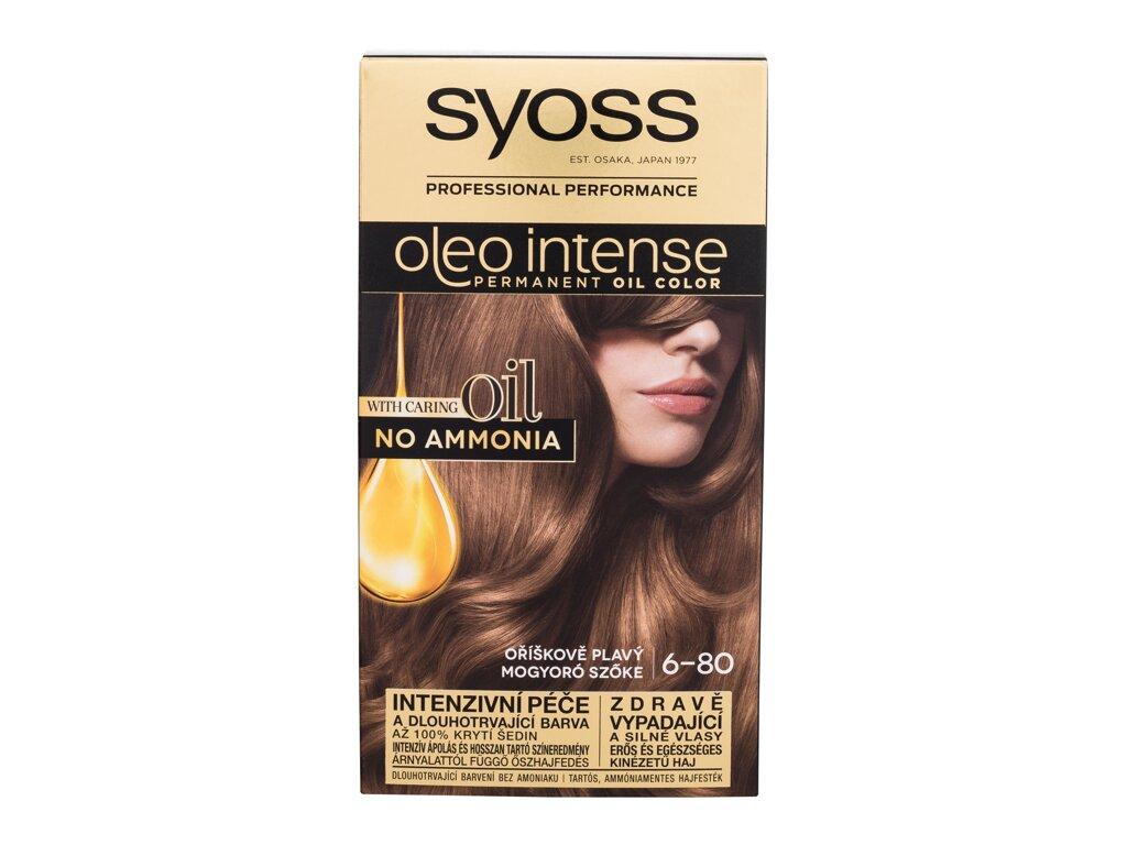 Syoss Oleo Intense Permanent Oil Color 6-80 Hazelnut Blond (W) 50ml, Farba na vlasy
