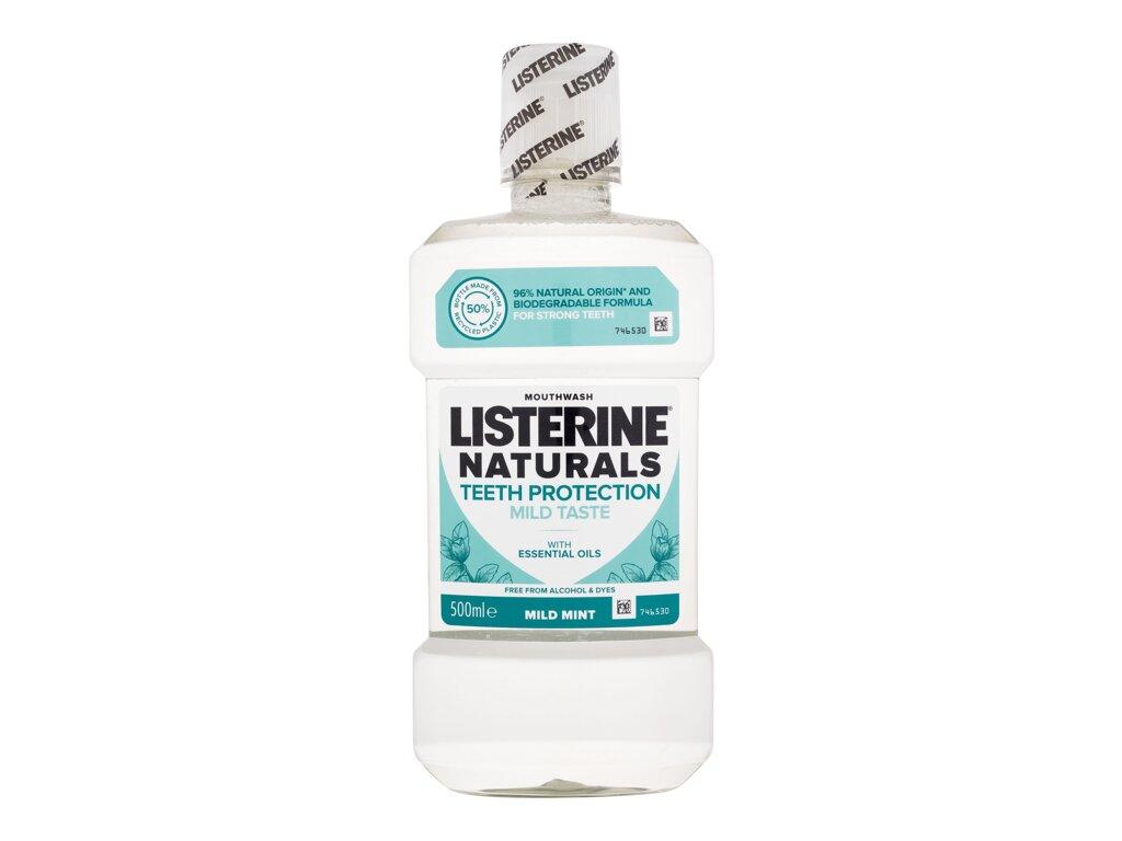 Listerine Naturals Teeth Protection Mild Taste Mouthwash (U) 500ml, Ústna voda