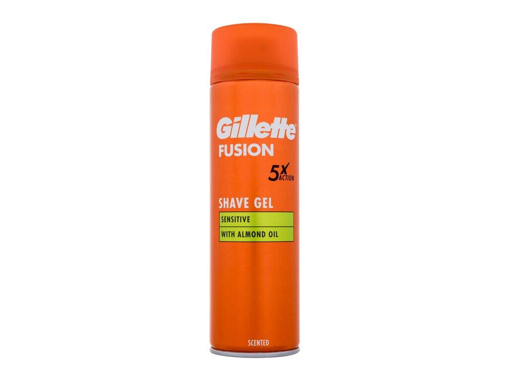 Gillette Fusion Sensitive Shave Gel (M) 200ml, Gél na holenie