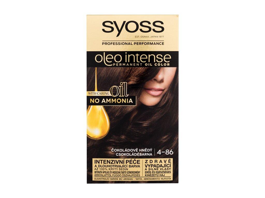 Syoss Oleo Intense Permanent Oil Color 4-86 Chocolate Brown (W) 50ml, Farba na vlasy
