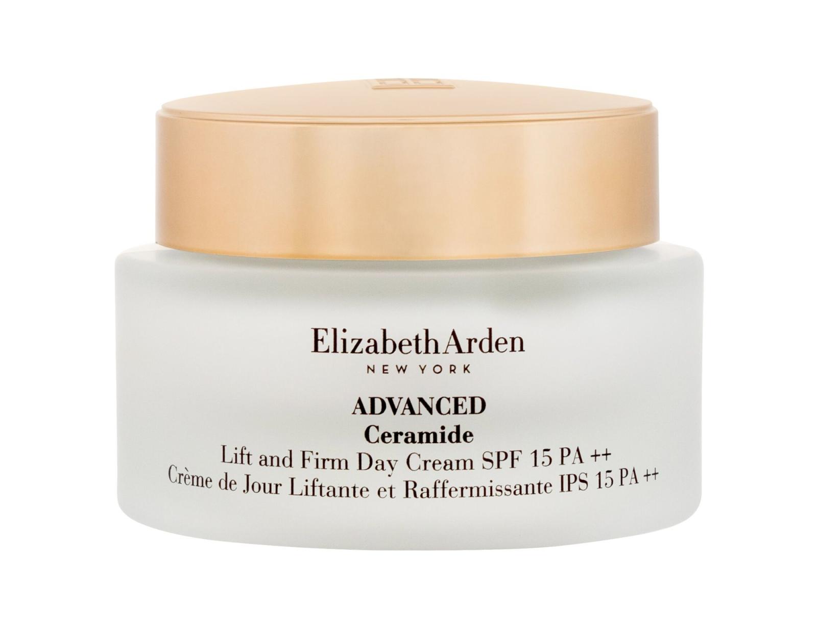 Elizabeth Arden Ceramide Advanced Lift and Firm Day Cream (W) 50 ml, Denný pleťový krém SPF15