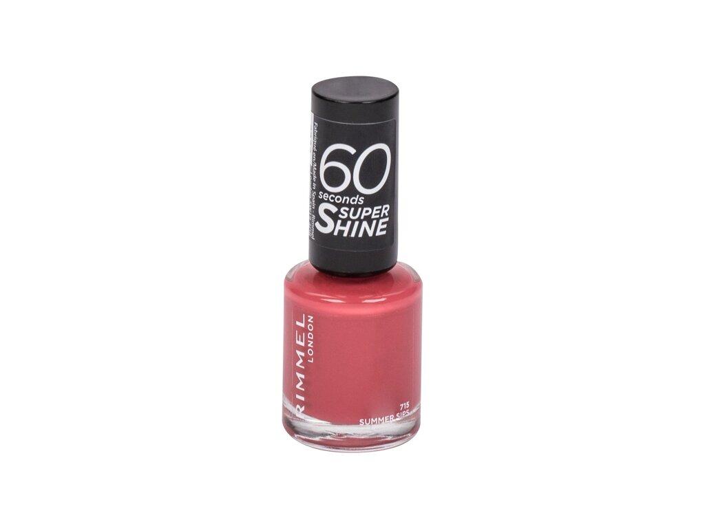 Rimmel London 60 Seconds Super Shine 715 Summer Sips (W) 8ml, Lak na nechty