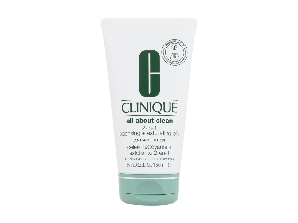 Clinique All About Clean 2-IN-1 Cleansing + Exfoliating Jelly (W) 150ml, Čistiaci gél