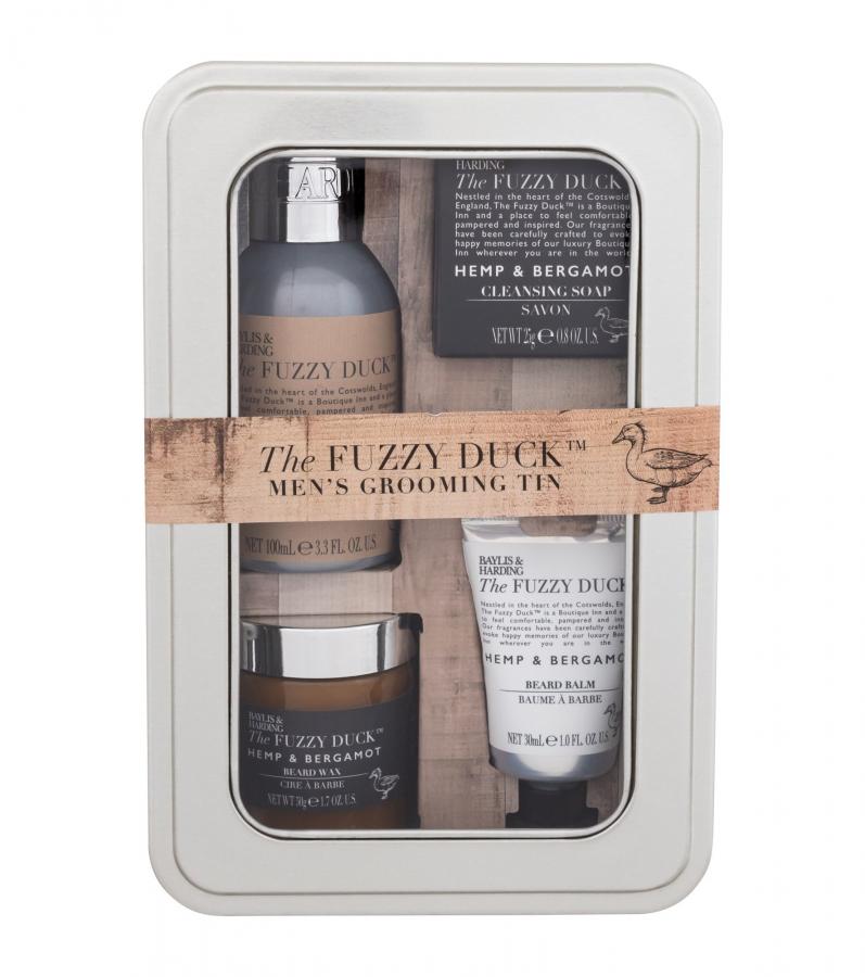 Baylis & Harding The Fuzzy Duck Men's Grooming Tin Hemp & Bergamot (M) 100ml, Šampón