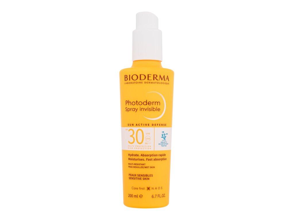 BIODERMA Photoderm Spray Invisible (U) 200 ml, Opaľovací prípravok na telo SPF30
