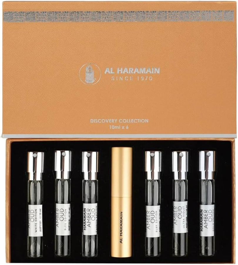 Al Haramain Amber Oud Discovery Collection (U) 6 x 10 ml + plniteľný flakón