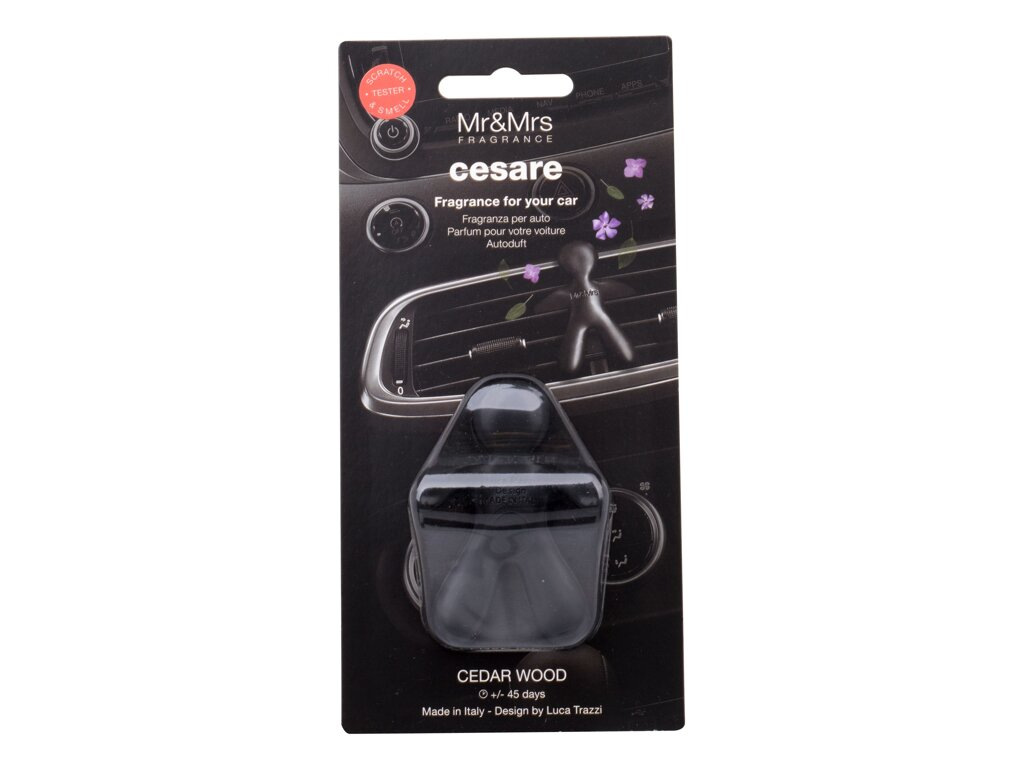 Mr&Mrs Fragrance Cesare (U) 1ks, Vôňa do auta Cedar Wood