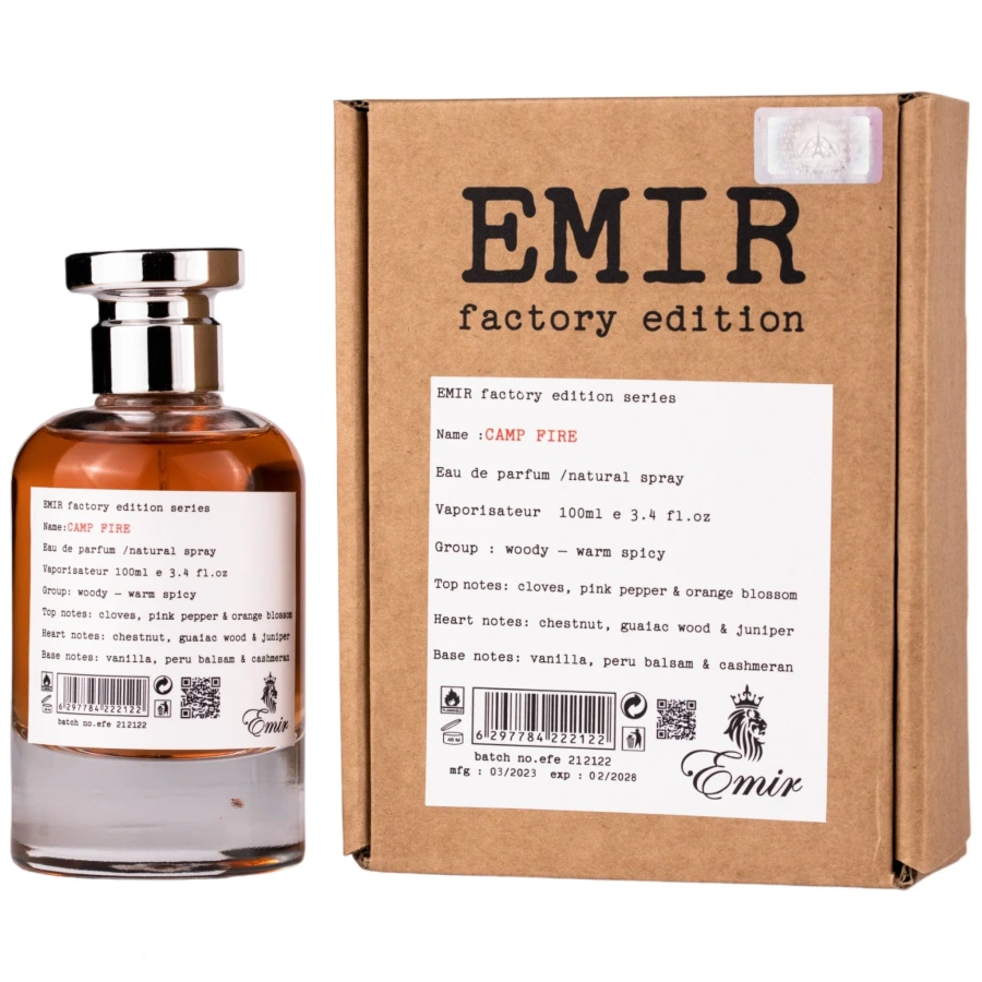 Paris Corner Emir Factory Edition Camp Fire (M) 100 ml, Parfumovaná voda