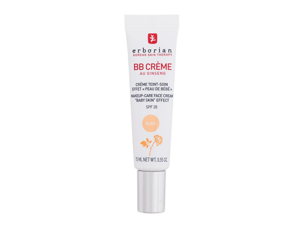 Erborian BB Creme Makeup-Care Face Cream Nude (W) 15ml, BB krém SPF20