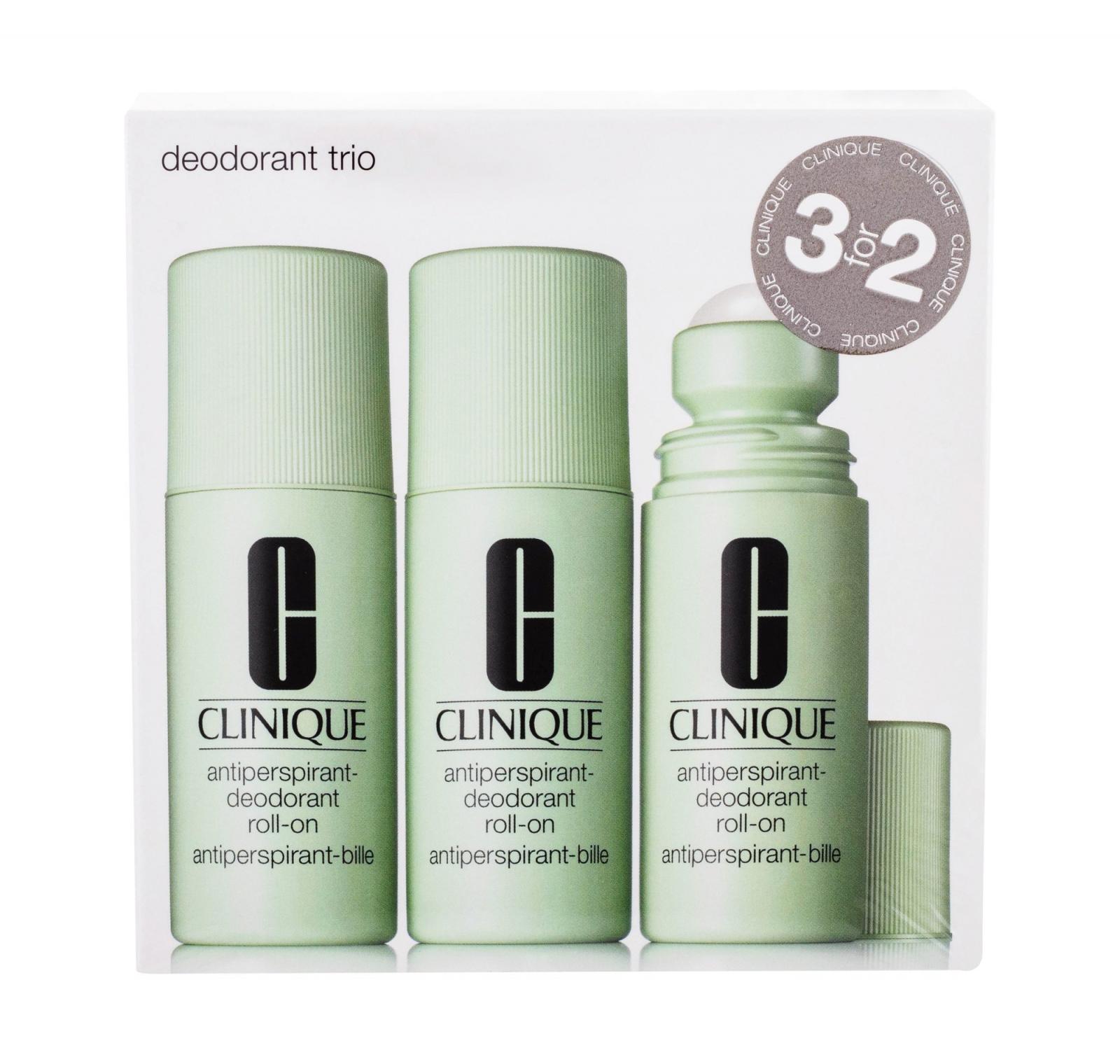 Clinique Deodorant Trio (W) 225 ml, Antiperspirant