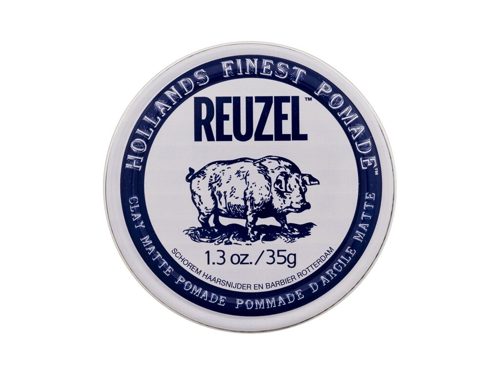 Reuzel Hollands Finest Pomade Clay Matte Pomade (M) 35g, Pre definíciu a tvar vlasov