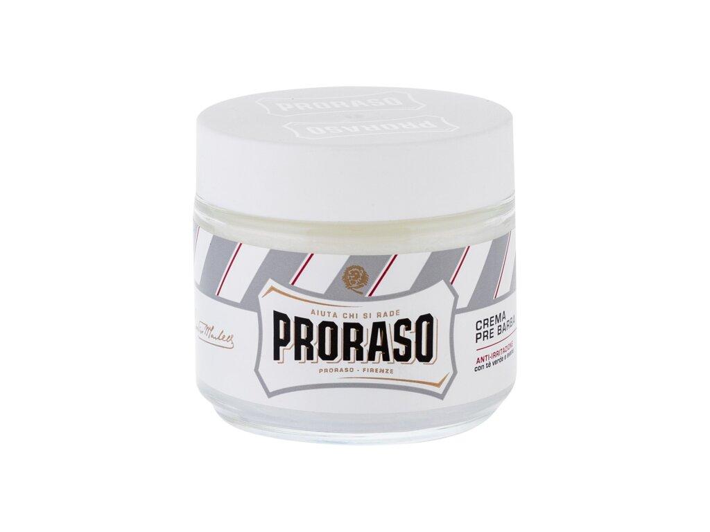 PRORASO White Pre-Shave Cream (M) 100 ml, Prípravok pred holením