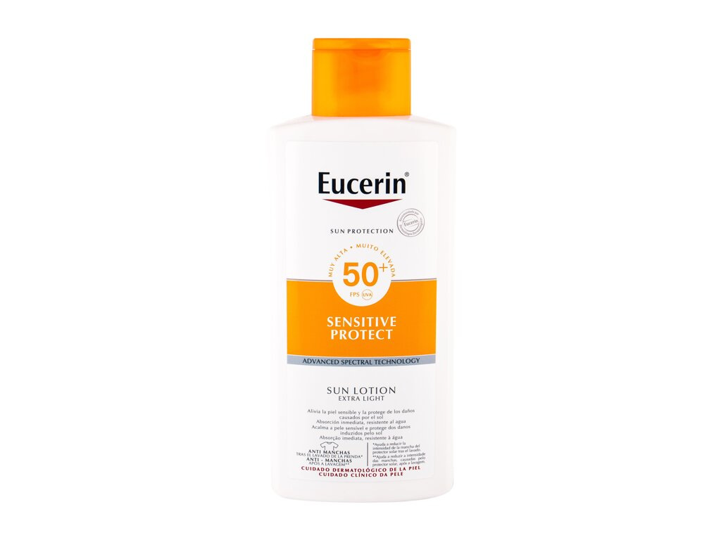 Eucerin Sun Sensitive Protect Sun Lotion (U) 400ml, Opaľovací prípravok na telo SPF50+