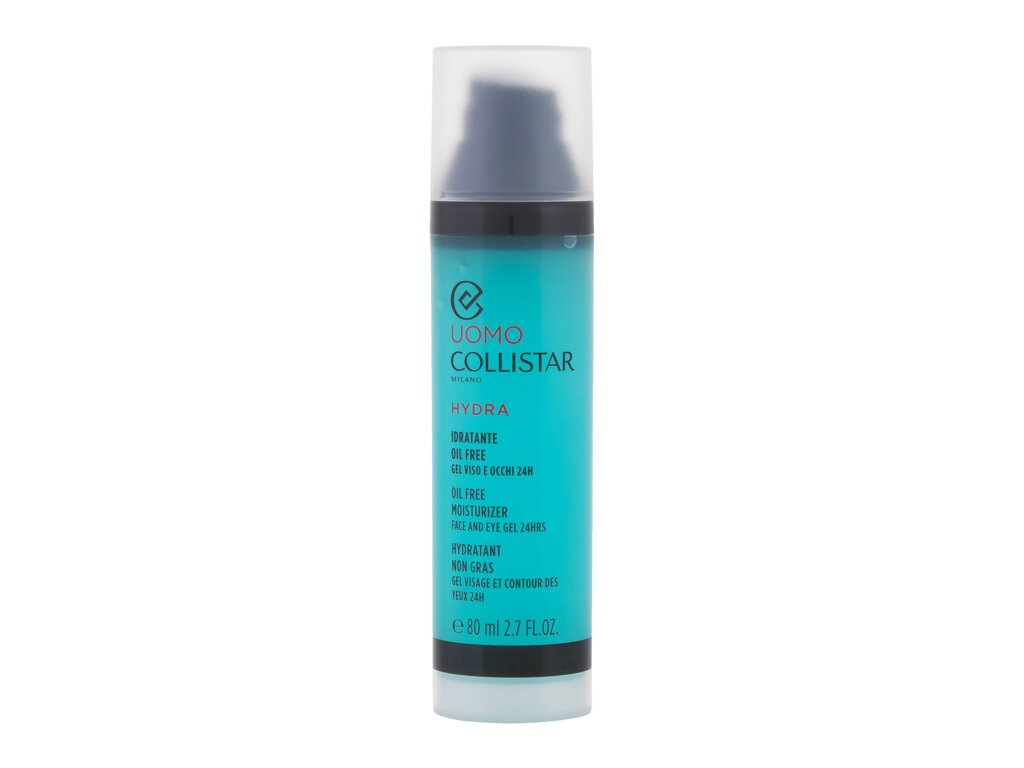 Collistar Uomo Hydra Oil Free Moisturizer (M) 80ml, Pleťový gél Face and Eye Gel