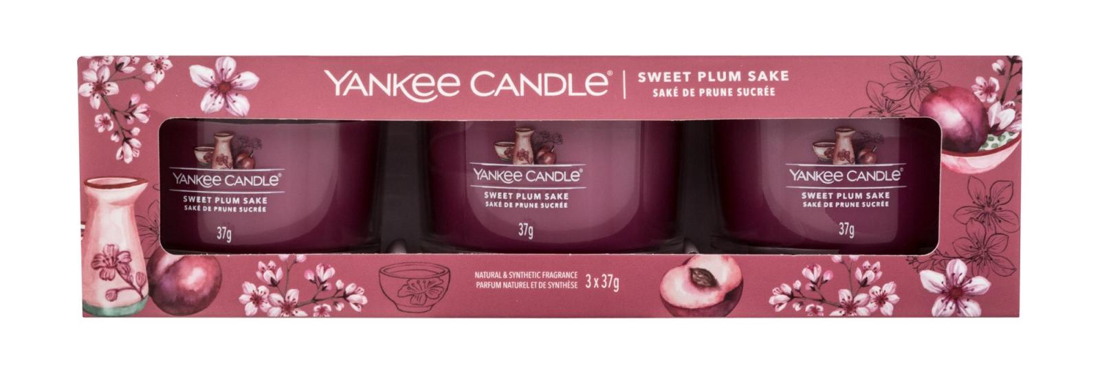 Yankee Candle Sweet Plum Sake (U)  37g, Vonná sviečka