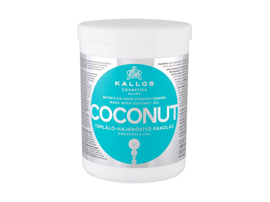 Kallos Cosmetics Coconut (W) 1000ml, Maska na vlasy