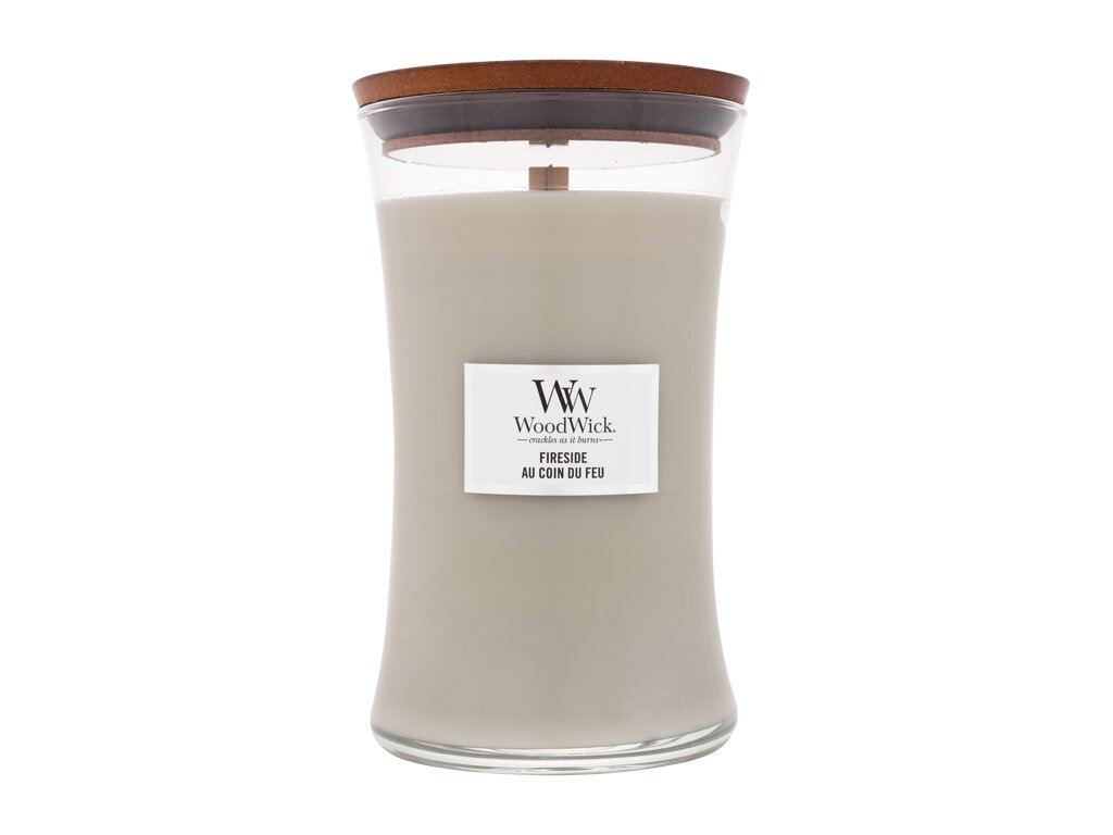 WoodWick Fireside (U) 610g, Vonná sviečka