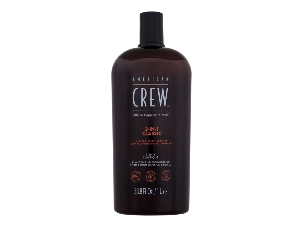 American Crew 3-IN-1 (M) 1000ml, Šampón