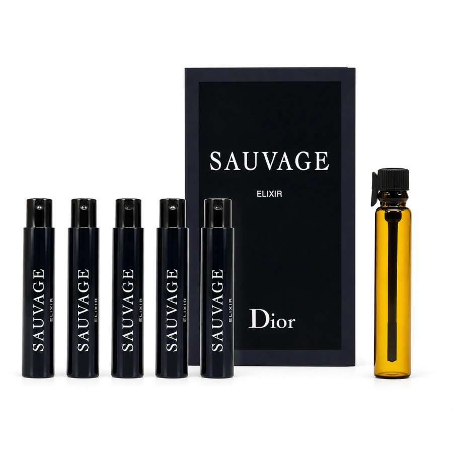 Christian Dior Sauvage Elixir Parfum Set 5 × 1 ml (M), Sada vzoriek