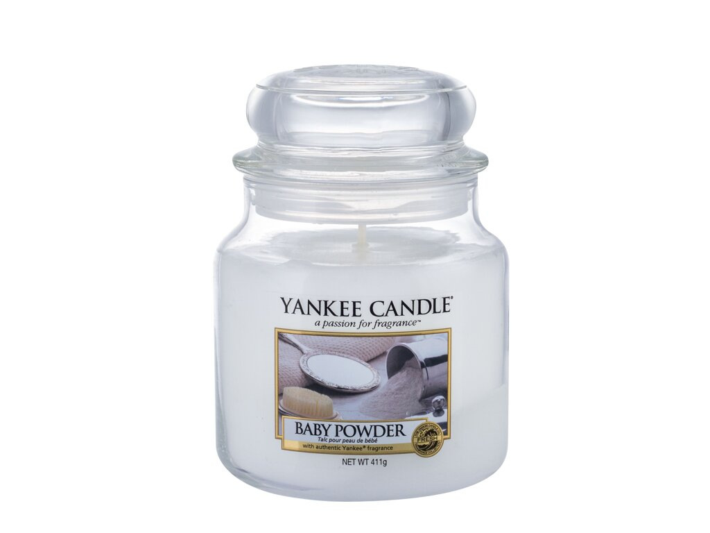 Yankee Candle Baby Powder (U) 411g, Vonná sviečka