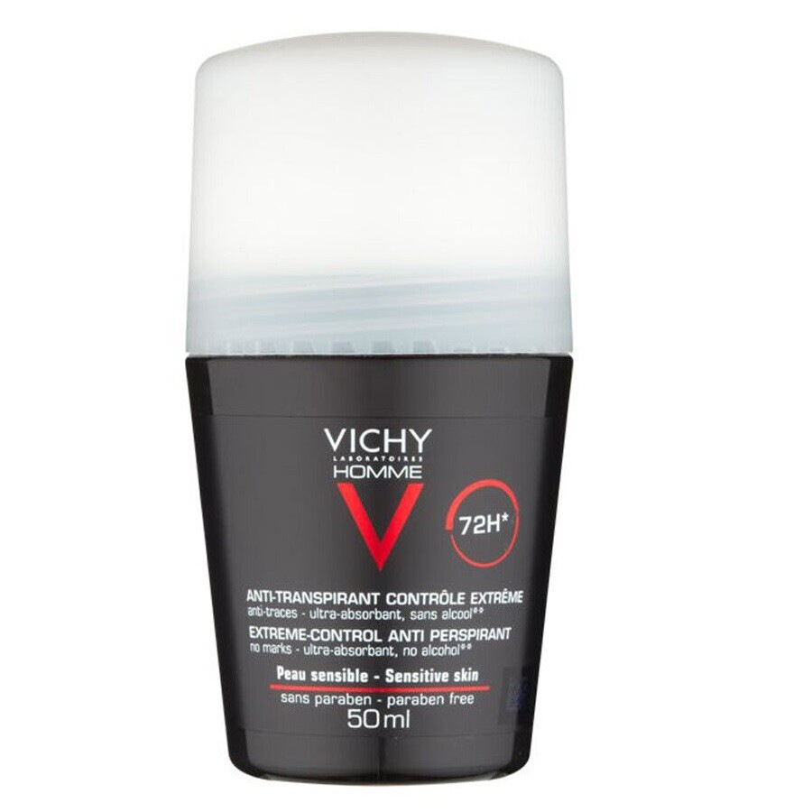 Vichy Homme Extreme Control (M) 50ml, Antiperspirant 72H
