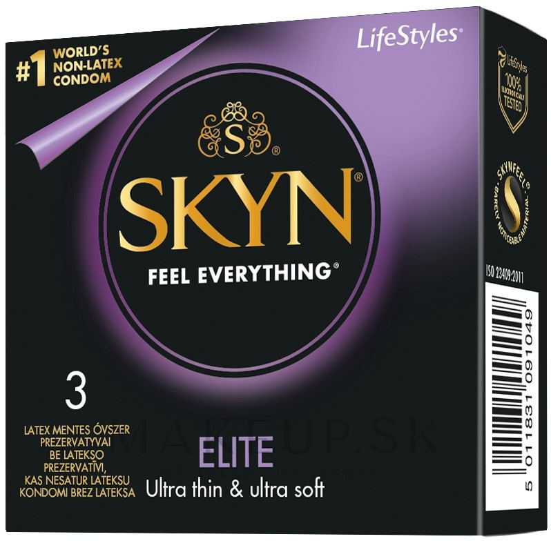 Skyn Elite 3 ks, Kondómy