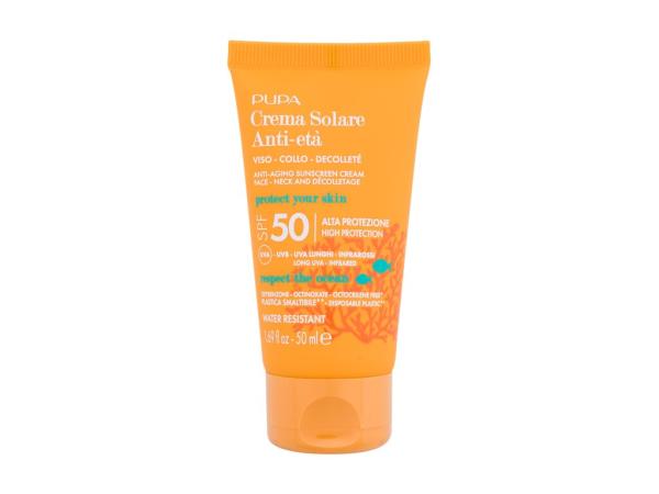 Pupa Anti-Aging Cream Sunscreen (U) 50ml, Opaľovací prípravok na tvár