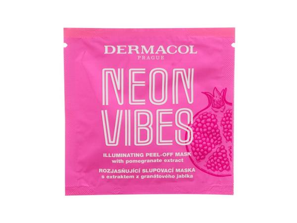 Dermacol Neon Vibes Illuminating Peel-Off Mask (W) 8ml, Pleťová maska