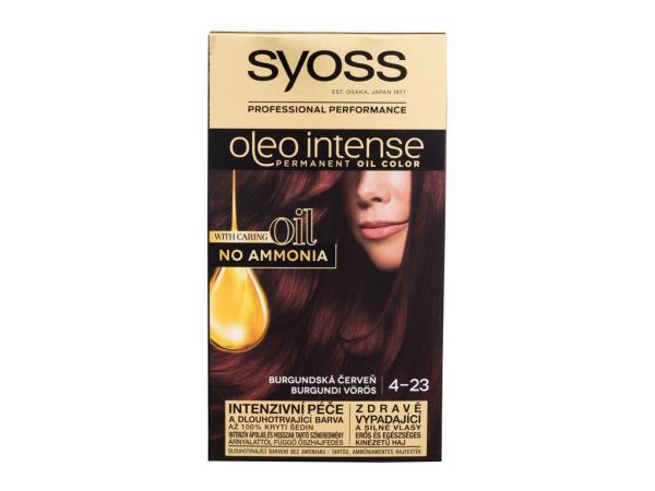 Syoss Oleo Intense Permanent Oil Color 4-23 Burgundy Red (W) 50ml, Farba na vlasy
