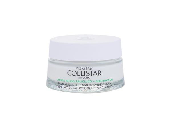 Collistar Pure Actives Salicylic Acid + Niacinamide Cream (W) 50ml, Denný pleťový krém