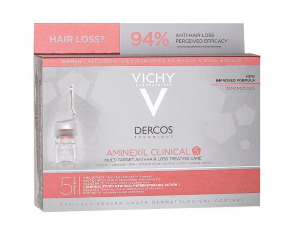 Vichy Aminexil Pro Intensive Treatment Dercos (W)  21x6ml, Sérum na vlasy