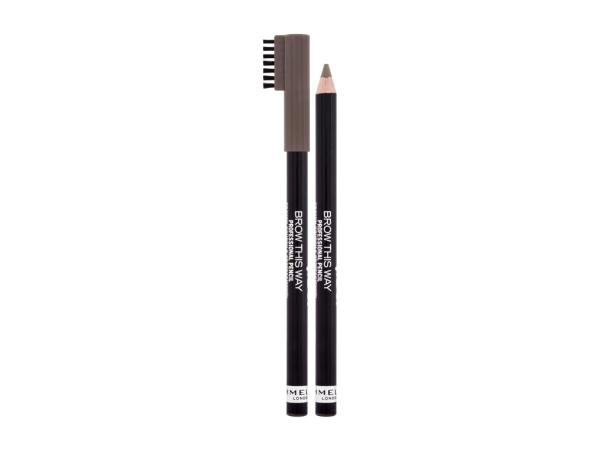 Rimmel London Brow This Way Professional Pencil 005 Ash Brown (W) 1,4g, Ceruzka na obočie