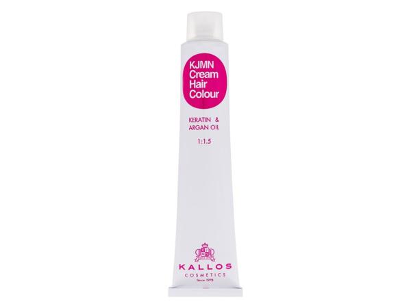 Kallos Cosmetics KJMN Cream Hair Colour Keratin & Argan Oil 5.43 Light Copper Golden Brown (W) 100ml, Farba na v