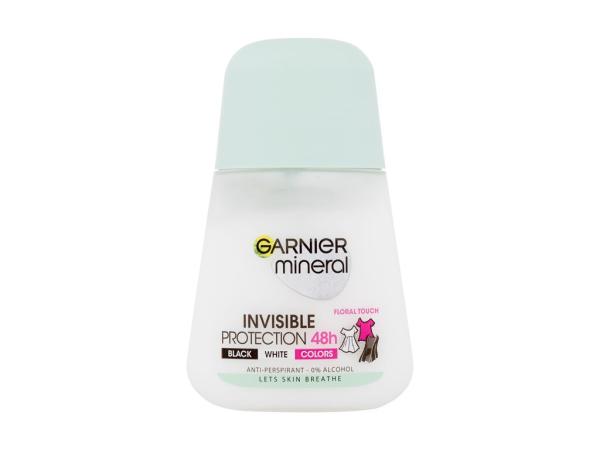 Garnier Mineral Invisible Protection Floral Touch (W) 50ml, Antiperspirant