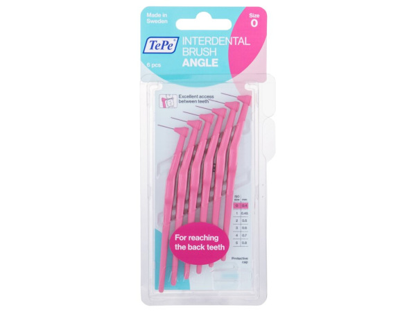 TePe Angle (U) 6ks, Medzizubná kefka 0,4 mm