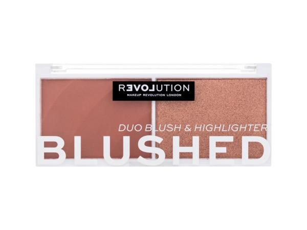 Revolution Relove Colour Play Blushed Duo Blush & Highlighter Baby (W) 5,8g, Kontúrovacia paletky