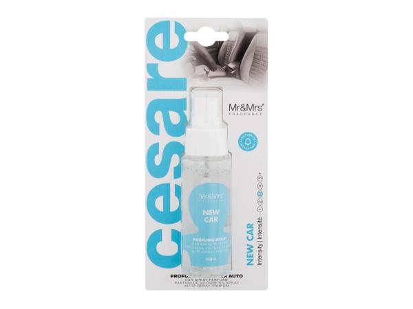 Mr&Mrs Fragrance Cesare Car Spray Perfume (U) 50ml, Vôňa do auta New Car