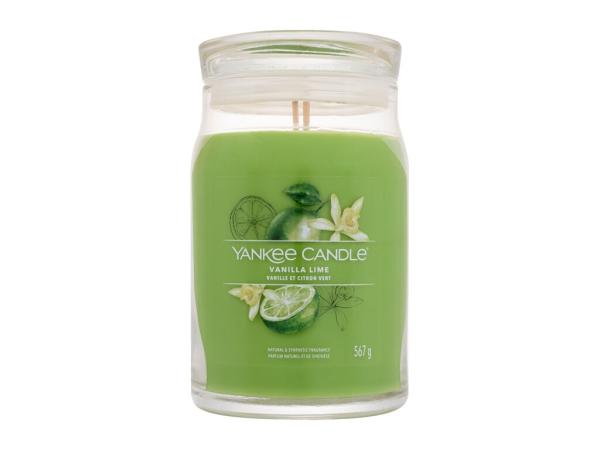 Yankee Candle Signature Vanilla Lime (U) 567g, Vonná sviečka